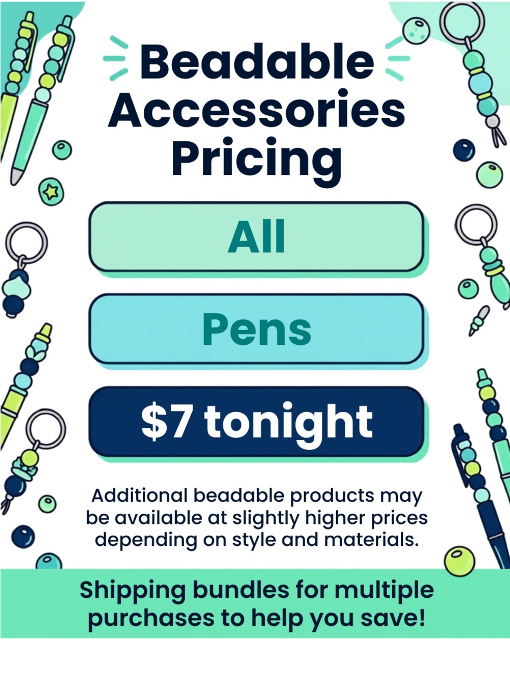 $7 Pen Sale
